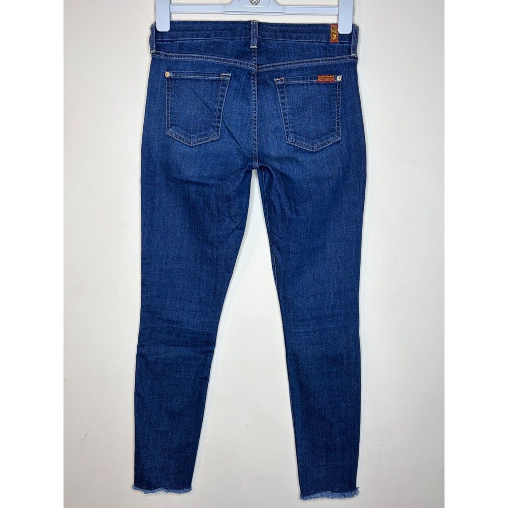 7 For All Mankind Blair The Ankle Skinny Women's Blue Jeans Size 26